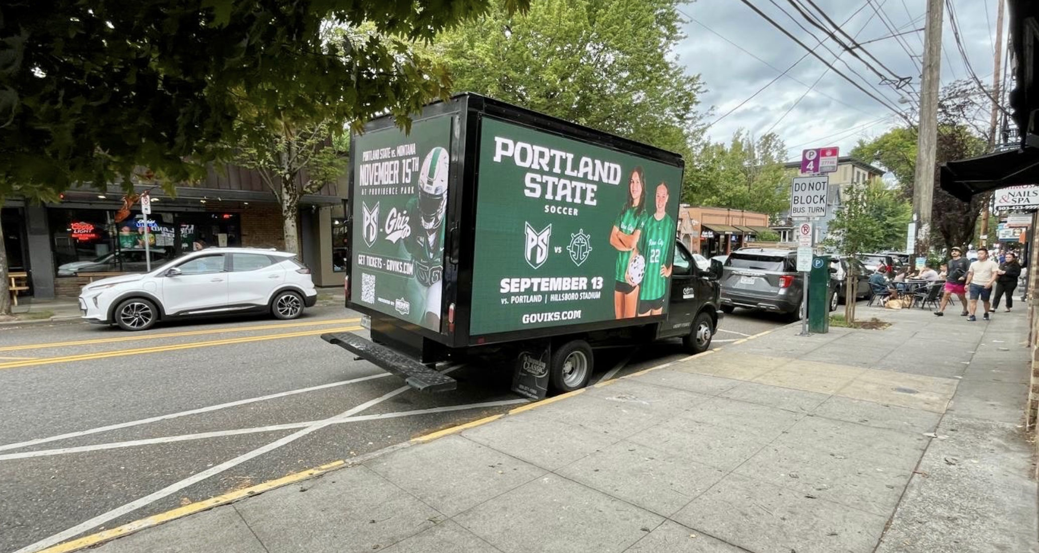 Portland LED Mobile billboard truck  LED Digital Mobile Billboard Advertising in Portland, OR
