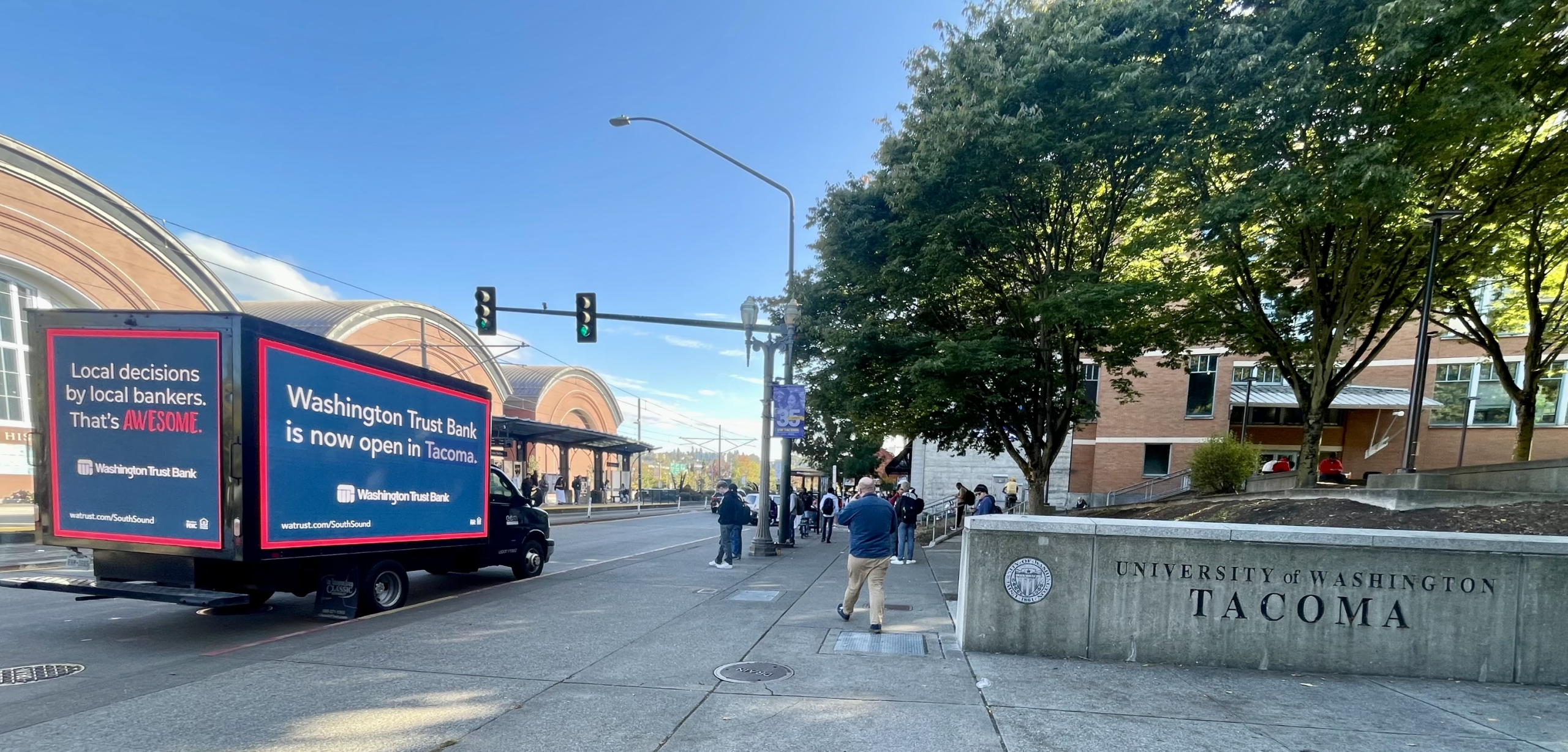 Tacoma WA billboard trucks