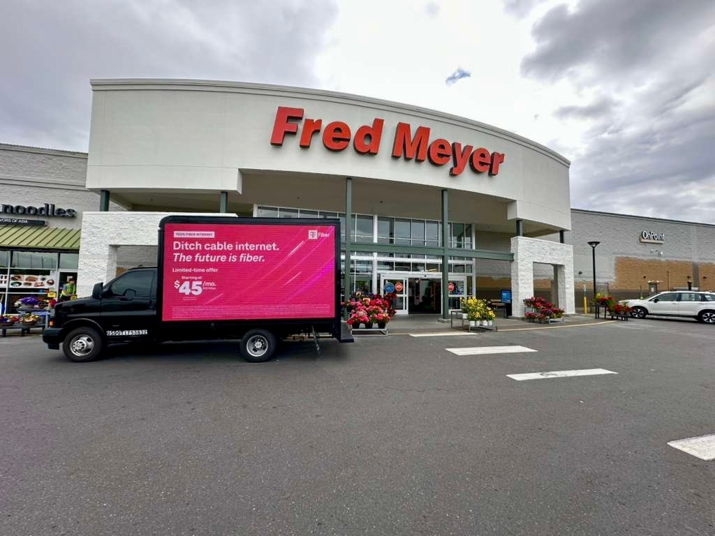 LED Digital Mobile Billboard Advertising in Portland, OR